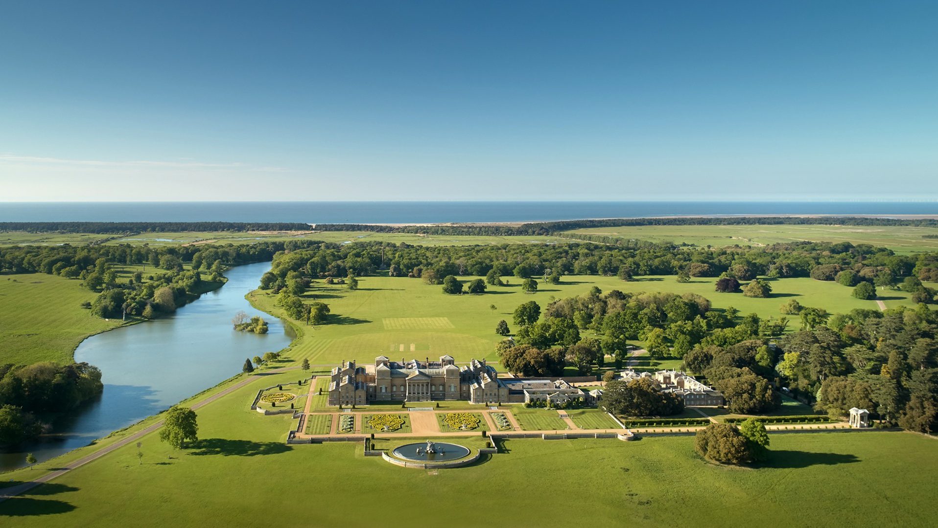 1920 1080 Holkham Hall aerial