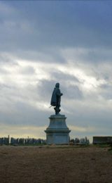 1920 1080 John Smith statue Historic Jamestowne Virginia USA
