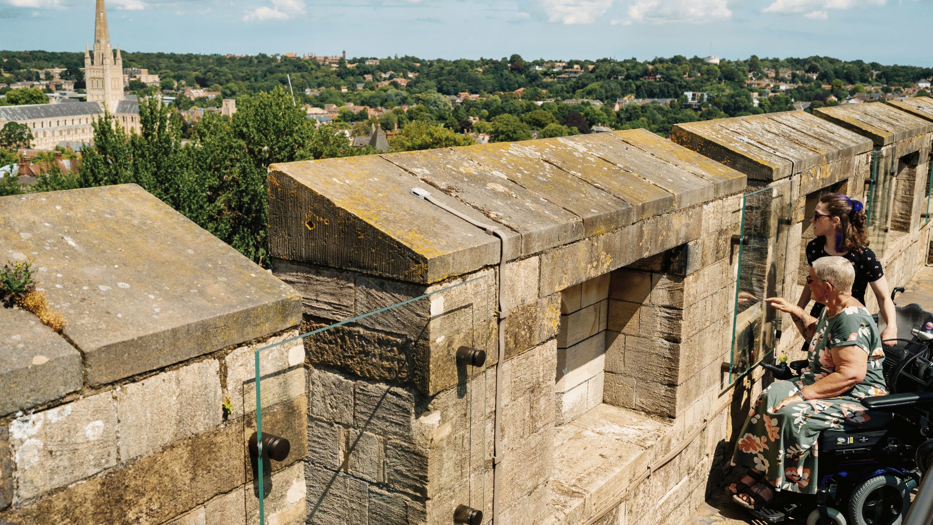 1920 1080 Norwich Castle Keep Royal Palace Reborn 11 battlements accessibility