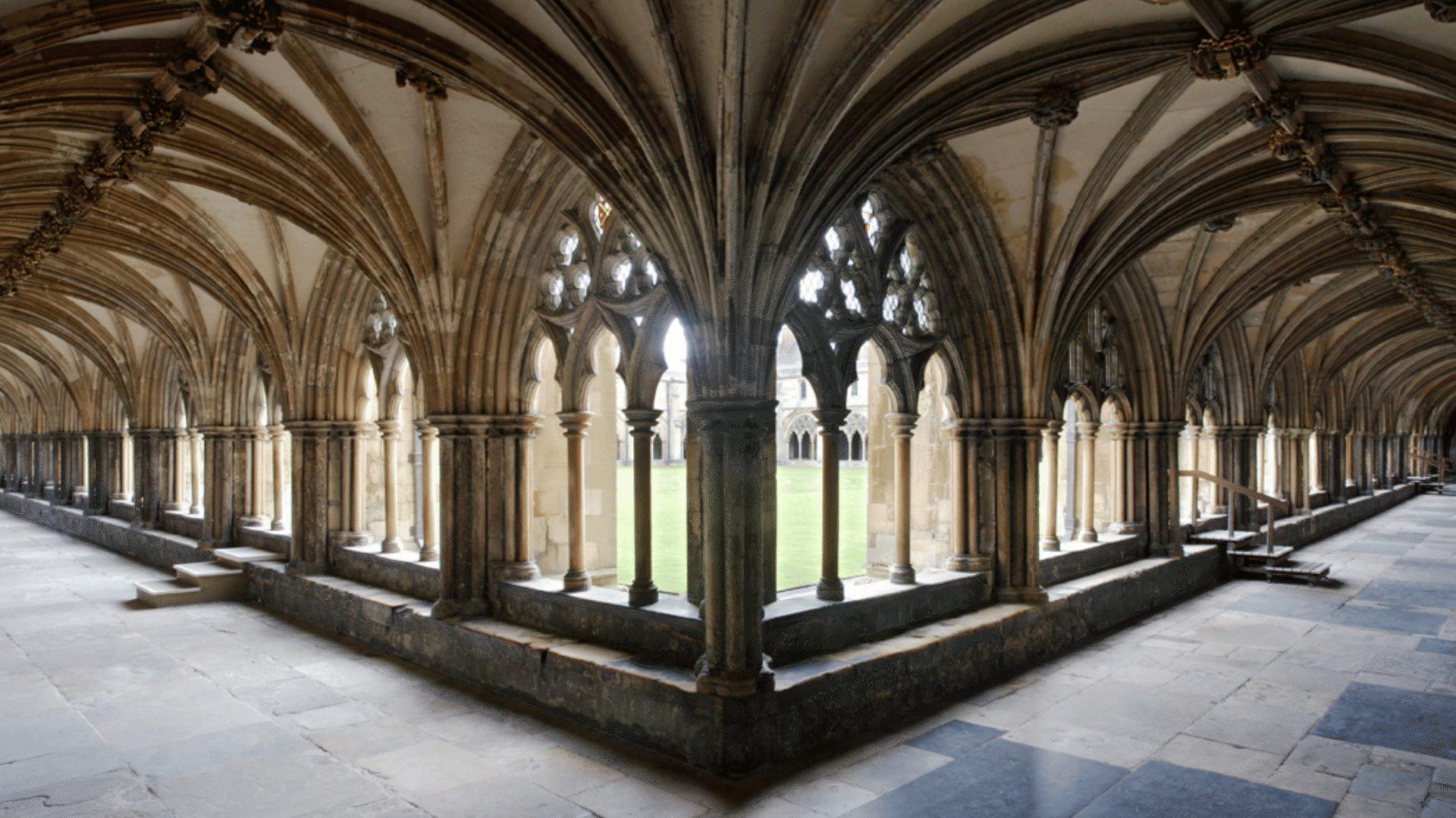 1920 1080 Norwich Cathedral cloisters