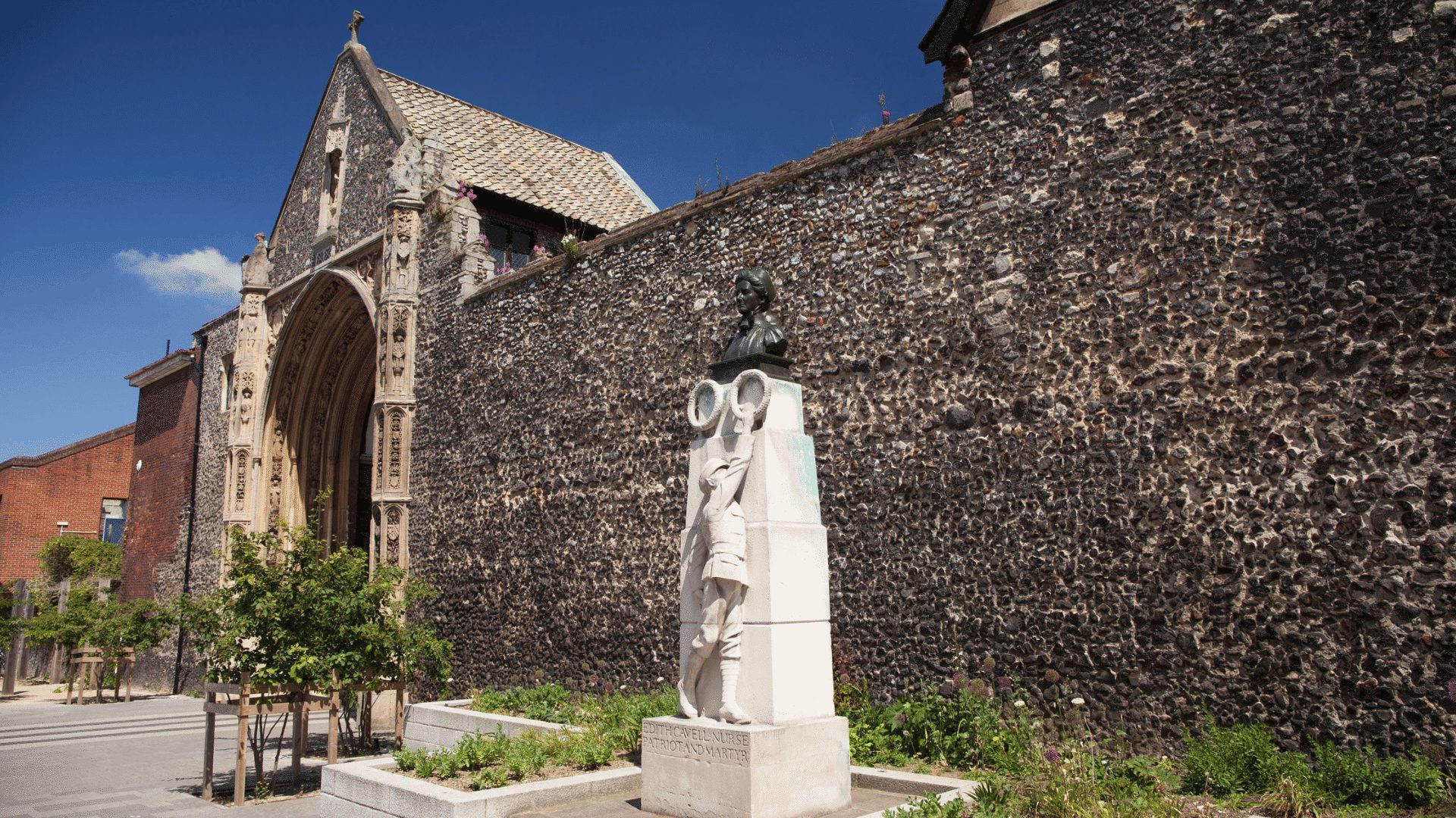 1920 1080 Norwich Cathedral Tombland Edith Cavell