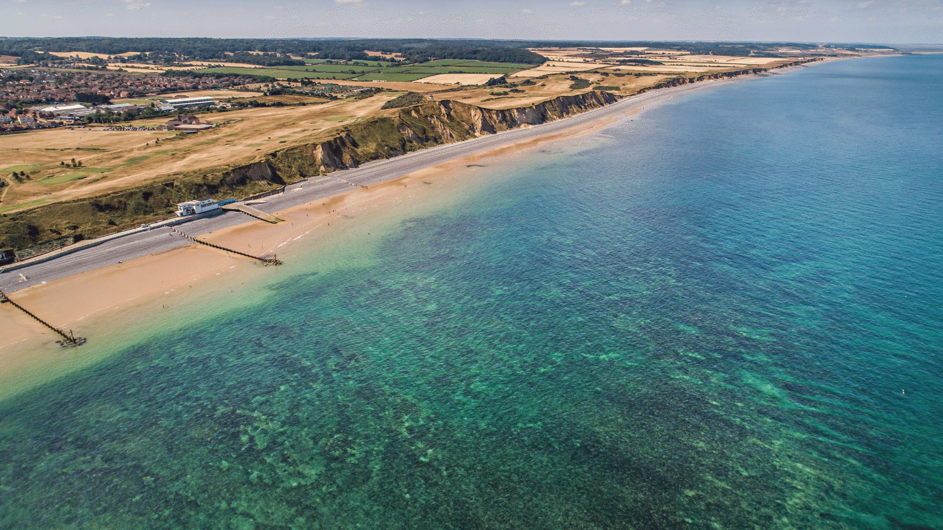 1920 1080 Sheringham chalf reef golf course aerial 1