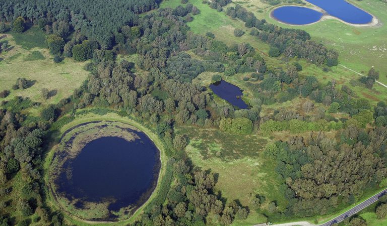 1920 900 Thetford Forest Brecks pingo aerial Mike Page
