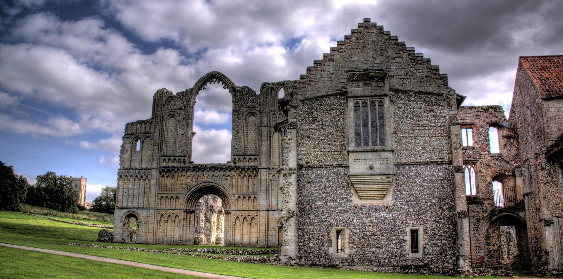 Castle Acre Priory flint
